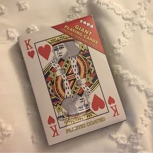 Giant playing cards